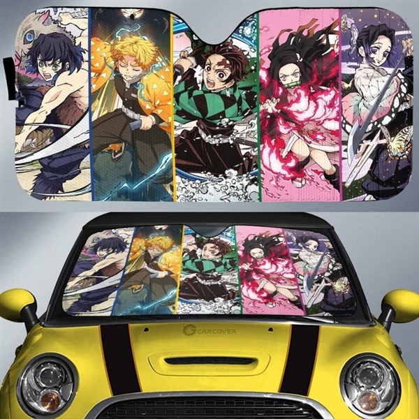 Purple Anime Car Sunshade for Windshield Kawaii Aesthetic - Etsy